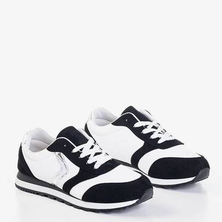 OUTLET Czarno-białe buty sportowe Esteti - Obuwie