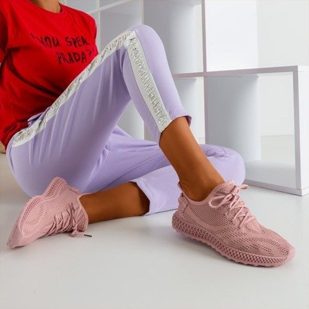 Różowe sportowe buty damskie Amberi - Obuwie