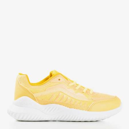 Żółte sportowe buty damskie Aksu- Obuwie