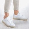 Białe sportowe buty damskie świecące Led Dream - Obuwie