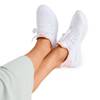 Białe sportowe buty damskie z pudrowymi wstawkami Toledo - Obuwie