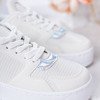 Białe sportowe buty na platformie Salsa - Obuwie