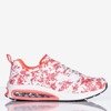 Biało-różowe sportowe buty damskie Thalassa - Obuwie