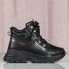 Czarne buty sportowe z wysoką cholewką Pesthane - Obuwie