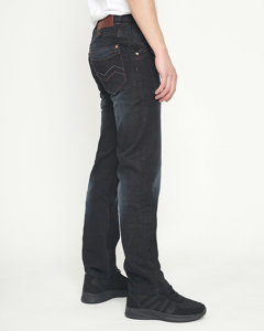Czarne męskie jeansy - Odzież