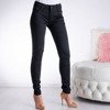Czarne spodnie z długimi nogawkami - Spodnie
