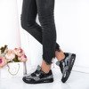 Czarne sportowe buty Michelle - Obuwie