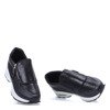 Czarne sportowe buty z metalicznymi detalami Alexandria - Obuwie