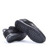 Czarne sportowe buty z ozdobną gwiazdką Stellan - Obuwie