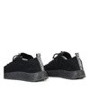 Czarne sportowe męskie buty Aaron - obuwie 