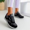 Czarno-fioletowe sportowe damskie buty Sandi - Obuwie 