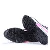 Czarno - różowe sportowe buty Alexa - Obuwie