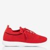 Czerwone buty sportowe damskie Allefosia - Obuwie