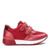 Czerwone dziewczęce buty sportowe Elsane - Obuwie