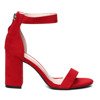 Czerwone sandały - Obuwie