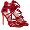Czerwone sandały na szpilce Damien - Obuwie