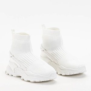 Damskie białe buty sportowe Kiron - Obuwie