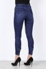Długie, ciemnoniebieskie jeansy z kokardką Josephine- Spodnie