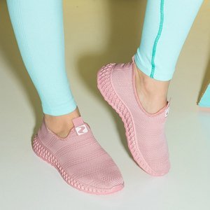 Różowe buty sportowe typu slip on Nandina - Obuwie