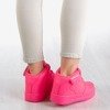 Różowe neonowe wysokie buty sportowe na platformie Tiny Dancer - Obuwie