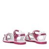 Różowe sandały dziewczęce Linettea - Obuwie