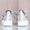 Srebrne buty sportowe z ozdobami Kayly - Obuwie