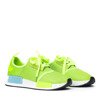 Zielone neonowe buty sportowe Neva - Obuwie