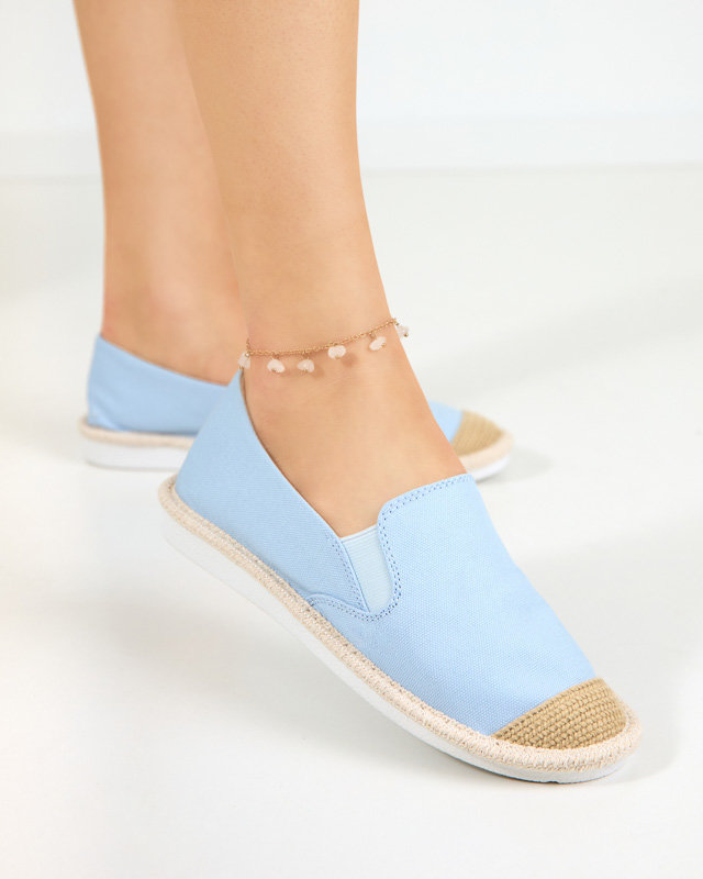 OUTLET Світло-блакитні жіночі еспадрільі Joll - Взуття