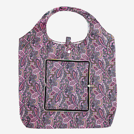 Рожева та сіра гофрована сумка-гаманець з візерунком - Аксесуари
