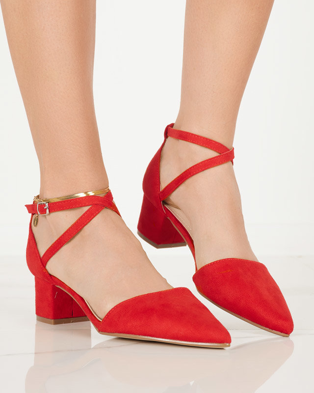 Жіночі червоні босоніжки на стовпі Crisco - Взуття