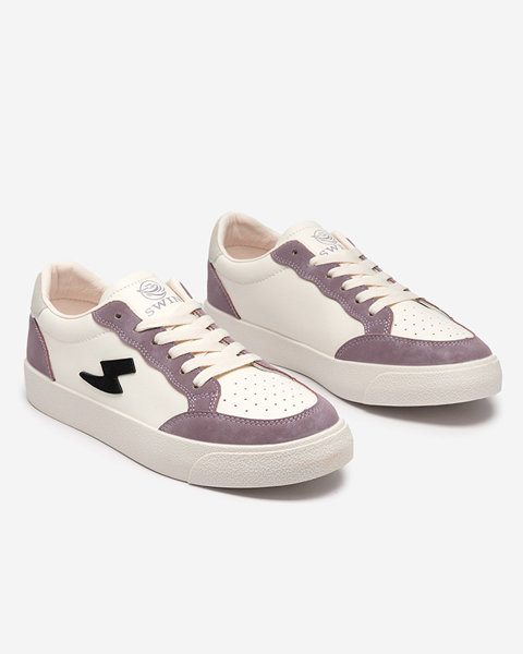 Біло - фіолетові жіночі спортивні кросівки Rozzuci- Footwear