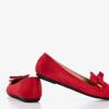 Червоні лофери з бантом Shelli - Взуття 1