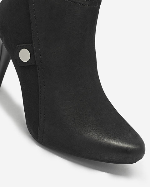 Чорні жіночі чоботи на шпильці від Lorettis - Взуття