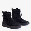 Чорні жіночі снігові черевики з хутром Nosesi - Взуття