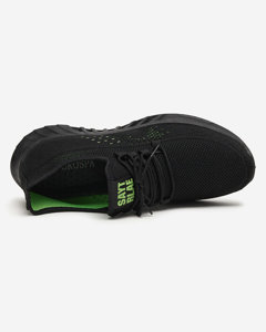 Чорно-зелені чоловічі спортивні кросівки Kertino - Взуття