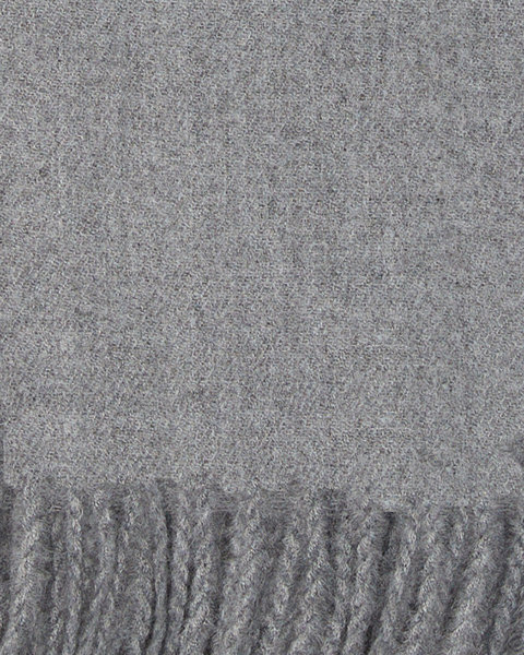 Однотонний світло-сірий жіночий шарф - Аксесуари