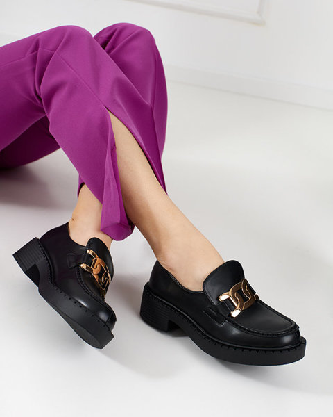 OUTLET Чорні жіночі туфлі Cammi з екошкіри - Взуття