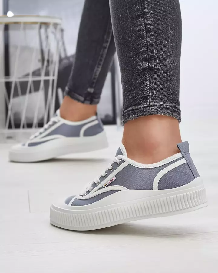 Сірі жіночі кросівки Scola-Shoes
