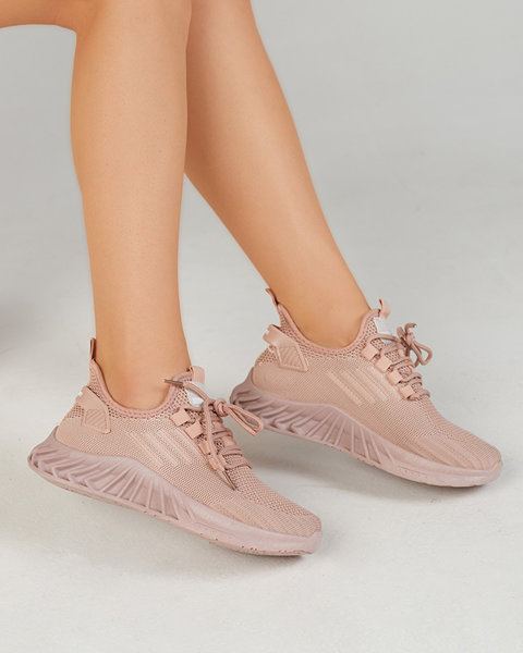 Тканинні жіночі спортивні туфлі рожевого кольору Ltoti- Взуття