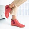 Жіночі червоні шкіряні черевики Челсі Heidi - Взуття
