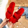 Жіночі червоні тапочки з пряжками Recasa - Взуття